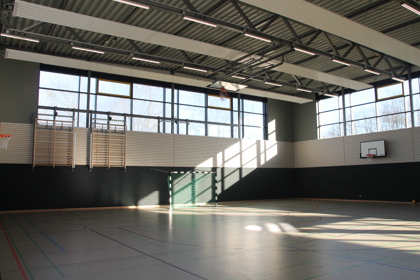 Modernste Technik in einem modernen Gebäude - so präsentiert sich die Sporthalle in Papenburg. 